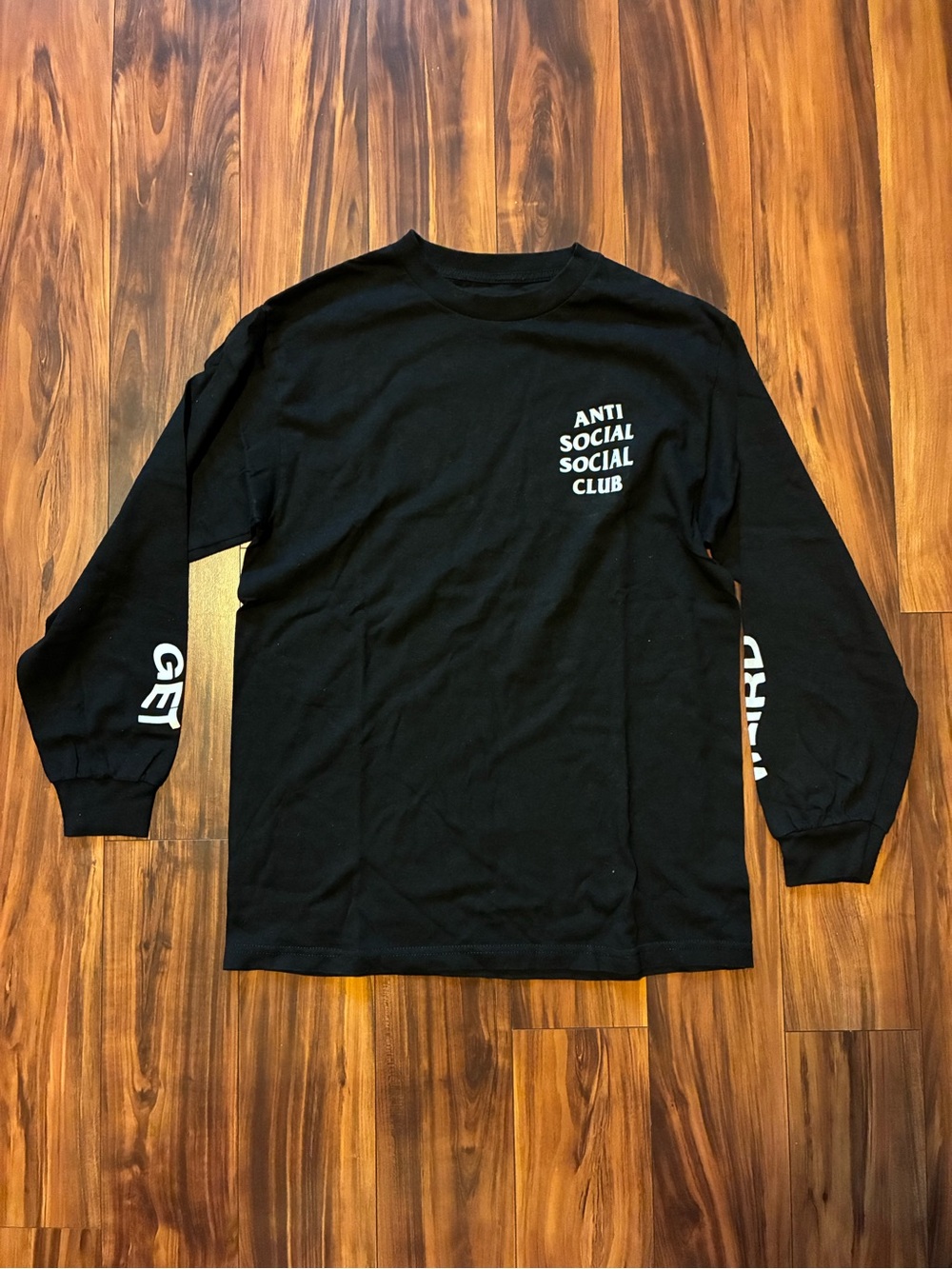 Anti Social Social Club Black Long Sleeve Tee